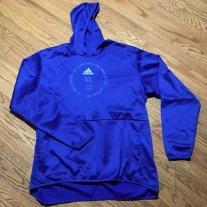 Blue 2XL Adidas Hoodie - new without tags